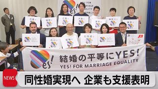 同性婚実現へ企業も支援表明　法制化目指し全国の団体・企業に参加呼びかけ（2023年5月17日）