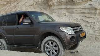 MITSUBISHI PAJERO MONTERO OFF ROAD TEST נחל פרצים עליון פאג'רו BK + קינג