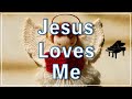 Jesus Loves Me - Hymn, Children's Hymn; poetic piano, hymn with lyrics, Hymn accompaniment piano