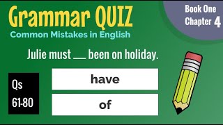 Test Your English! Common Mistakes - Quiz Practice - Book One (Chapter 4)