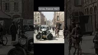 This will fix all your parking problems!!!! Arras, France 1927 #upscaled #history #colorized