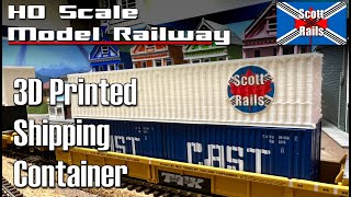 3D Printing A Shipping Container For My HO Scale Model Railroad