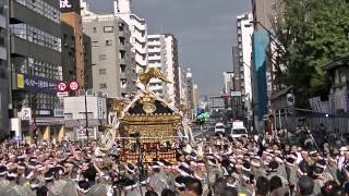 平成27年　台東区・鳥越神社【圧巻】千貫神輿宮出・町会渡し＝宮元町会