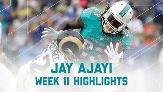 Jay Ajayi Highlights | Dolphins vs. Rams | NFL Week 11 Player Highlights