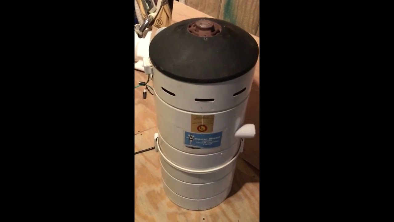 Early Vacu Maid Central Vacuum Youtube