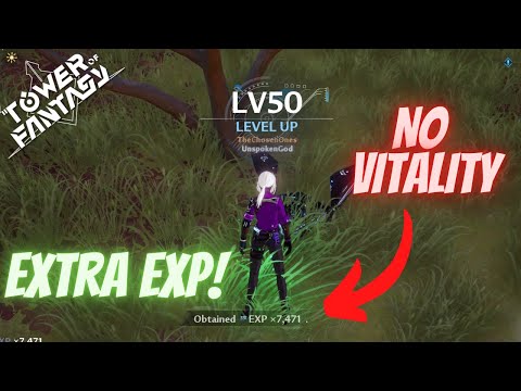 Tower Of Fantasy: NO Vitality, How To Get Extra Exp Easy Guide!