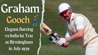 Graham Gooch’s Spectacular batting vs India in 1979 | 🏏 Witness the Rise of a Legend