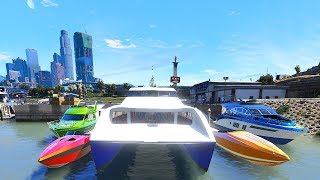 GTA 5 ✪ Stealing Luxury Expensive Yachts And Boats with Trevor ✪ (Real Life Mod)#3