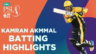 Kamran Akmal Batting Highlights | Peshawar Zalmi vs Multan Sultans | Match 5 | HBL PSL 6 | MG2T