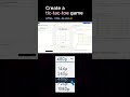 Create a tic-tac-toe game with AI. Link in the bio. #code #chatgpt4  #javascript #tictactoe