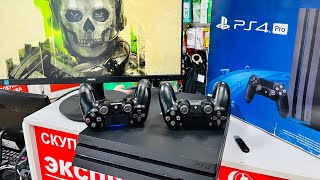 Sony PlayStation 4 PRO (ПРОШИТАЯ) 2 геймпада. Цена 45000₽