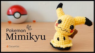 💛🥰 Mimikyu Pokemon | Tutorial Amigurumi paso a paso en Español - Sub Eng✨