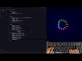 ASMR Programming - Loading Animation with CSS - No Talking