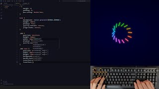 ASMR Programming - Loading Animation with CSS - No Talking