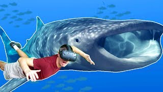 SWIMMING WITH A GIANT WHALE SHARK IN VR UNDERWATER ENCOUNTER! - Operation Apex HTC VIVE Gameplay