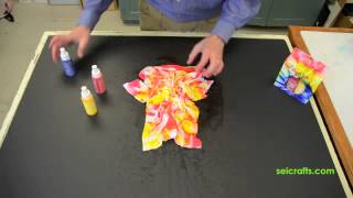 SEI fast & easy scrunch dye method - an alternative to "tie" dye