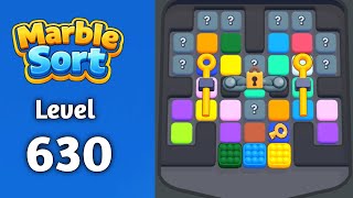 Marble sort Level 630 walkthrough solution