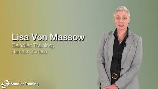 Lisa Von Massow - Sandler Training Canada Franchise Testimonial