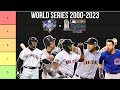 21st Century World Series Tier Lists