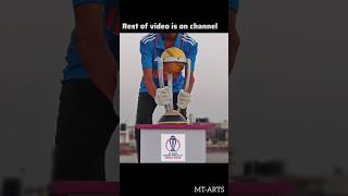 How to make icc cricket world cup trophy/ icc world cup trophy from cardboard & clay #cwc23 #shorts