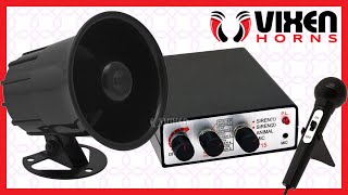 📢 VIXEN HORNS VXS6100 15 Sounds Electronic Horn 🔥