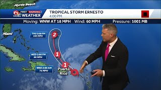 Tracking the latest on Ernesto