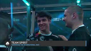 ПОБЕДА ТИМ СПИРИТ НА TI12!!! ЭМОЦИИ ПОСЛЕ ПОБЕДЫ SPIRIT! The International 2023 | spirit VS GG