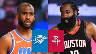 Oklahoma City Thunder vs. Houston Rockets [GAME 1 HIGHLIGHTS] | 2020 NBA Playoffs