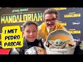 Logan MET PEDRO PASCAL at the Mandalorian LA Premiere