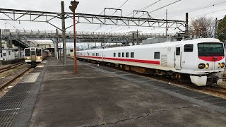 211系 A34編成 両毛線伊勢崎行が新前橋を発車するシーン