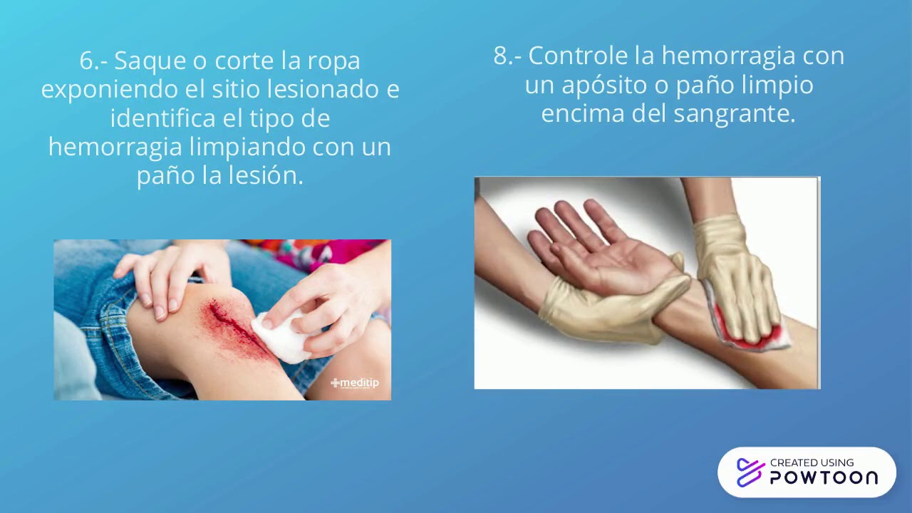 Primeros Auxilios Hemorragia Youtube