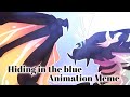 Hiding in the blue || Animation meme || Creatures of sonaria (TW: flashing lights)