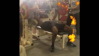 K-Mac squats 551lb, bench press 352lb, deadlift 622lb. 10x body weight performance