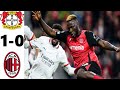 Bayer Leverkusen vs AC Milan 1-0 Highlights | UEFA Champions League 2024/25