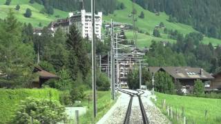 Führerstandsfahrt mit dem Goldenpass-Panoramic-Express der MOB