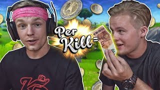 IK GEEF ENZO €10 PER KILL!! - Fortnite Battle Royale ft. Enzo Knol (Nederlands)