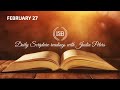 daily bible reading february 27