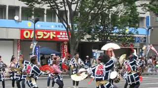 夏まつり仙台すずめ踊り2011-おきらく赤鞘組1