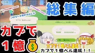 【あつ森】　≪総集編≫　カブだけで１憶ベルを稼ぐ！！