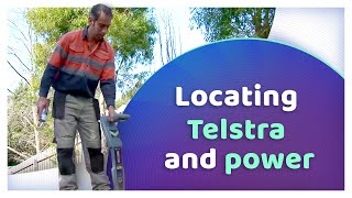 Locating underground services using cable locator