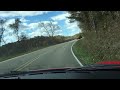 ferrari 360 chasing ferrari f12 and lambo on hocking hills roads