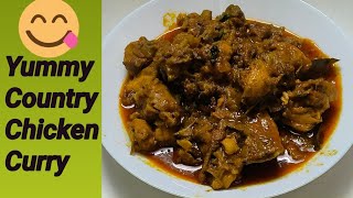 కిలో నాటుకోడి కూర తయారీ విధానం // Yummy Country Chicken Curry 🤪😋