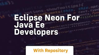 eclipse neon for java ee developers