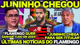 JUNINHO VIEIRA CHEGOU no FLAMENGO ! FILIPE LUIS COBROU JOGADORES no TREINO do FLAMENGO