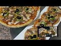 لعشاق البيتزا بيتزا منزلية بلانشوبا و القمرين طعم تماما كالمطاعم pizza à l'anchois et crevettes