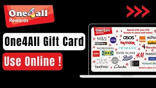 One4All Gift Card How to Use Online !