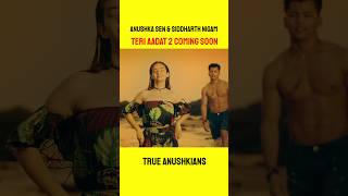 Anushka Sen & Siddharth Nigam Song Teri Aadat 2 Song Coming Soon 🤩 🔥 || True Anushkians #shorts