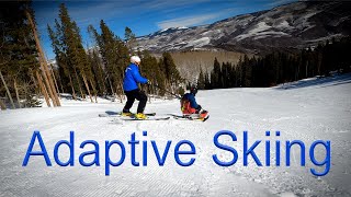 Adaptive skiing Beaver Creek with Multiple Sclerosis  - 4k