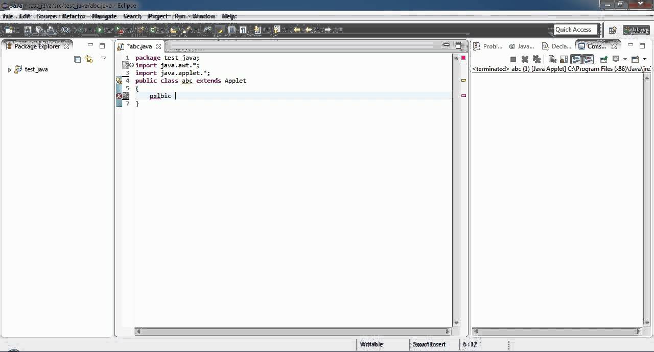 Java Applet Program To Draw A House