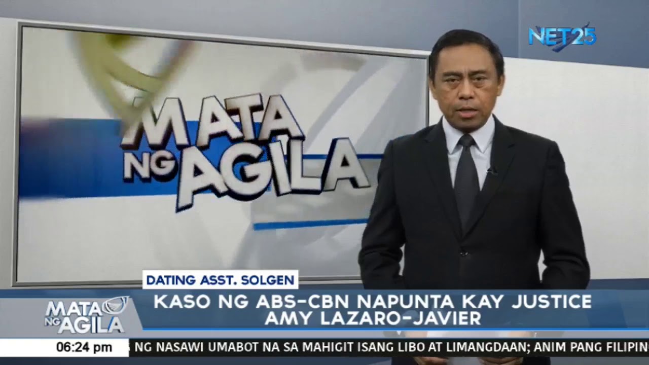 Kaso Ng ABS-CBN Napunta Kay Justice Amy Lazaro-Javier - YouTube